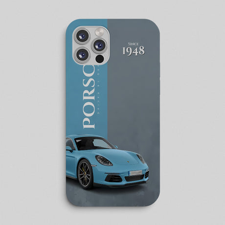 Blue Porsche Phone Case