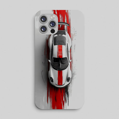 Porsche 911 Red Stripe Phone Case