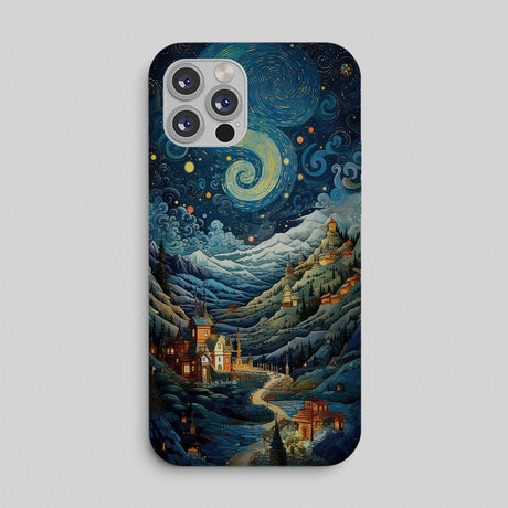 Starry Village phone cover